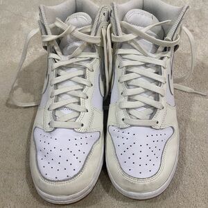 Nike White High-Top Sneakers